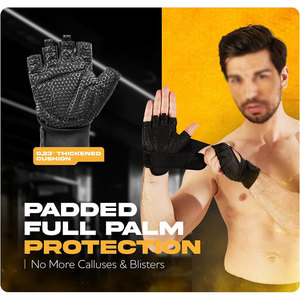Gants de sport très demandés en promotion – Personnalisation du logo et du design – Gants de gym homme et femme à bas prix – Meilleure qualité pour l'entraînement - Product Image 4