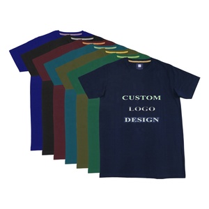 Venta al por mayor de camisetas de hombre con diseño de logotipo personalizado de manga corta de moda de algodón de talla grande camisetas de hombre para hombre - Product Image 1