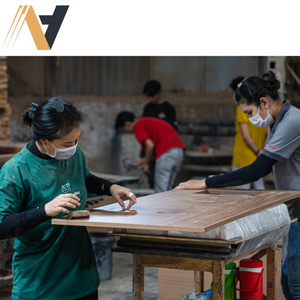 Ensemble de meubles de chambre économique Red Roof - Meubles de chambre en MDF/laqué pour projets de motels et d'hôtels économiques - Usine OEM au Vietnam - Product Image 5