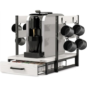 Cajón exclusivo para cápsulas K-Cup con organizador para 8 tazas, soporte metálico para cápsulas de café para encimera. - Product Image 1