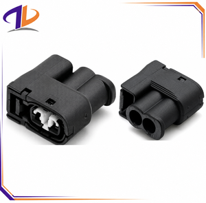 Connecteur automobile 90980-11246 à 2 broches mâle/femelle avec contact en cuivre et boîtier en nylon pour faisceau de câbles - Product Image 1