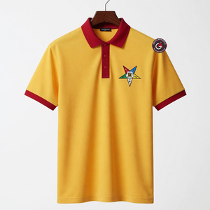 OES hommes polos logo personnalisé haute qualité luxe hommes chemise polo sportswear à manches courtes 100% polyester coton polo - Product Image 5