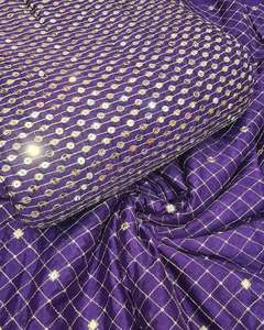 Designer Sequin Embroidery Fabric Satin Organza Lace <b>Textile</b> For Couture Dress Boutique And Fashion Industry - Product Image 4
