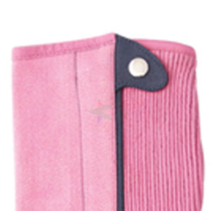 Custom Genuine Leather Case <b>Half</b> <b>Chaps</b> For Equestrian Boots High Quality Cowhide Horse Riding Leg Protectors Bags LHC-0065 - Product Image 3