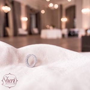 Sheri Jewels - Colgante de Diamante Natural con Corte Brillante Redondo en Oro Blanco Sólido de 18K para Mujer, Claridad SI1-2, 0.54ct - Product Image 3