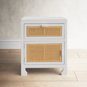 Mesita de noche de caña de 18 '', muebles elegantes para dormitorio - Product Image 1