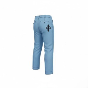 Jeans d'été pour hommes de qualité supérieure, 100% coton, légers, respirants, coupe droite mi-haute, denim délavé, personnalisés RIVIAN - Product Image 2