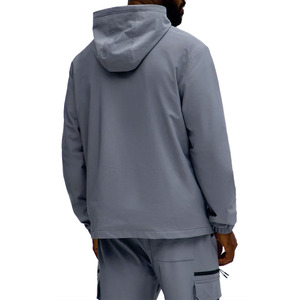 Premium Techwear Hooded Anorak Men's Jacket <b>Set</b> Men Lightweight Nylon Windproof Training Tracksuit Custom OEM Streetwear Supply - Product Image 5