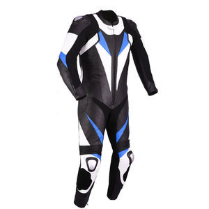 Nuevo Traje de Motocicleta de Cuero de Una Pieza para Hombre, Chaqueta de Motocicleta de Cuero Genuino Antideslizante, Traje de Carreras Resistente al Desgaste - Product Image 2