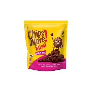 Chipsmore Mini 24G 8'S Chips de chocolate dobles Galletas de galletas Handy Multipack Crispy Sweet Halal Food Wholesale Autorizado - Product Image 1