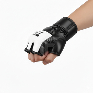 Gants de boxe MMA pour adultes et enfants, en cuir PU, logo personnalisé, pour entraînement MMA et Muay Thai - Product Image 2