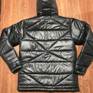 Blouson matelassé léger à capuche pour homme, isolant thermique, chaud, pour l'hiver et les activités de plein air, coupe ample et oversize - Product Image 2