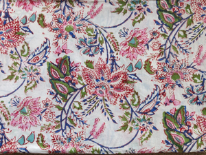 Tela de Algodón Estampada a Mano Multicolor para Vestidos de Mujer, por Metro, para Costura, Manualidades y Decoración del Hogar - Product Image 5