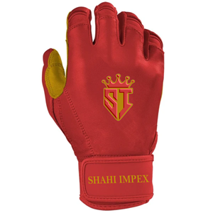 Gants de frappe Shahi Impex rouges en microfibre, durables, pour l'entraînement, unisexes, pour adultes, ambidextres, fermeture auto-agrippante - Product Image 6