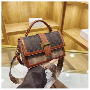 Bolsos de Mano de Diseño para Mujer, Bolso de Hombro y Bandolera de Lujo en Cuero PU con Contraste de Moda, Sac à Main - Product Image 3