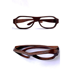Lunettes de soleil rondes en bois polarisées, fabriquées à la main, écologiques, style rétro, montures en bois, logo personnalisé, vente en gros - Product Image 5