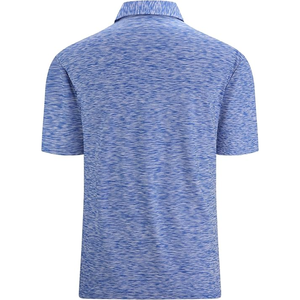 Men's Striped Lightweight Breathable Moisture Wicking Quick-Dry Short <b>Sleeve</b> Casual Polo Shirts - Product Image 3
