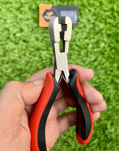 Pince à fusion professionnelle pour extensions capillaires à la kératine, pointes plates de 5 mm, pré-collées, en acier inoxydable durable - Product Image 4