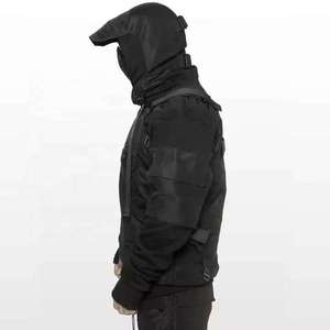 Sweat à capuche tactique Techwear pour homme, veste Cyberpunk Streetwear Ninja, coupe-vent fonctionnel multi-poches, tenue urbaine Darkwear avec masque - Product Image 6
