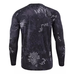Hunting Breathable Windproof Waterproof Wholesale Custom Printed Men's Summer T-<b>Shirts</b> Designed Outdoor Fishing Polyester - Product Image 4