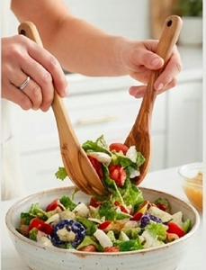Ensemble de couverts en bois faits à la main, design minimaliste, finition mate, écologique, passe au lave-vaisselle, pour la cuisine et l'hôtellerie - Product Image 6