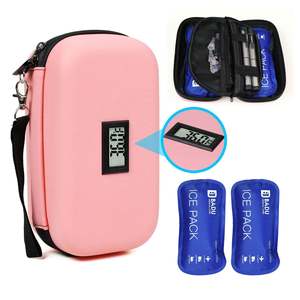 Insulated EVA Cooler Bag Temperature Display with Zipper Waterproof High Quality Case for Travel Outdoor Use - Product Image 4