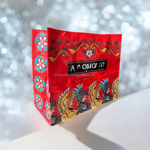 Bolsa de asas tejida de PP laminada mate reutilizable ecológica con logotipo personalizado, bolsa de compras para supermercado - Product Image 4