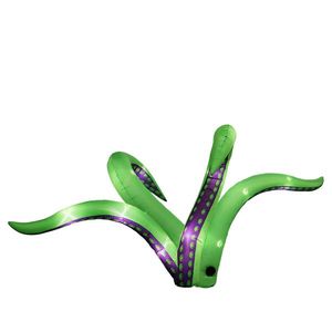 Paquete de 2 Tentáculos de Pulpo Inflables Colgantes de Halloween con Luces LED, Impresionantes Decoraciones para Jardín en Exteriores - Product Image 1