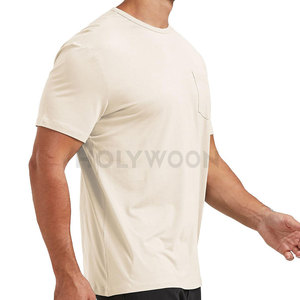 Camiseta Casual Ligera de Punto 100% Algodón para Hombre, Tejido Transpirable, Estilo Urbano, para Uso Diario en Verano - Product Image 3