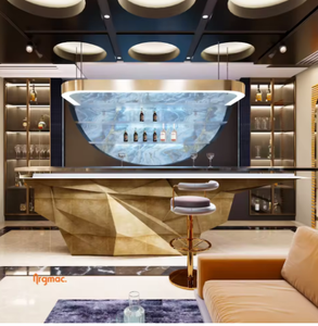 Argmac Premium Harveys Luxury Home Bar 2026 LED Illuminated Modern Bar Counter for Living Room Apartment Villa - Product Image 4