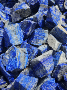Piedras de Cristal de Lapislázuli Azul Natural, Forma Irregular, Pulimentadas, Artículos de Colección, Piedras Semipreciosas para Artesanía - Product Image 2