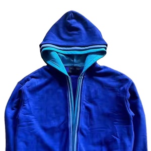 เสื้อมีฮู้ดซิปสามชั้นสไตล์สตรีทผ้าคอตตอนผ้าเฟรนช์เทอร์รี่สำหรับผู้ชายเสื้อผ้างานแฮนด์เมดสำหรับฤดูหนาวตามสั่งผลิตจากผู้ผลิต - Product Image 5