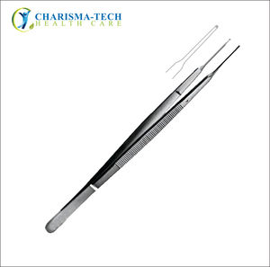 Pinzas de Disección CHARISMA-TECH 1x2 Dientes, Acero Inoxidable, Instrumentos Médicos Clínicos, Juego de Instrumentos de Accionamiento Manual - Product Image 2