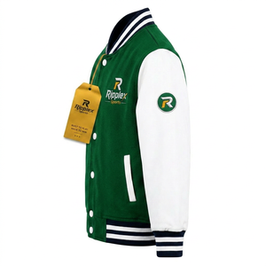 Lightweight kids varsity <b>jacket</b> with sporty design soft comfort and versatile everyday style for children look for school outing - Product Image 3