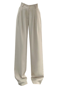 Pantalones Deportivos de Cintura Alta para Mujer, Nueva Moda, Color Sólido, Pantalones Holgados Rectos, Pantalones Largos Casuales para Invierno, Venta al por Mayor - Product Image 6