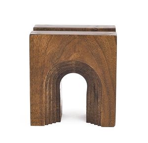 Porte-serviettes décoratif en bois de manguier antique de haute qualité, fabriqué à la main, pour table à manger, 5,5x3,2x4,4 pouces - Product Image 5