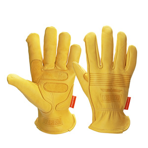 Guantes de Carreras de Cuero, Diseño en Relieve Antideslizante, Dedos Completos, Unisex, para Conducir al Aire Libre - Product Image 3