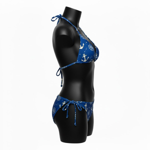 Conjunto de Bikini OEM ODM, Diseño Personalizado, Tela Elástica de Secado Rápido, Ropa de Playa Premium, Suministro Directo de Fábrica - Product Image 4