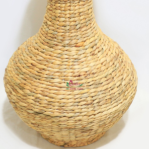 Artex Dong Thap Factory Seagrass Rope Rustic <b>Wicker</b> Floor <b>Vase</b> <b>Tall</b> <b>Wicker</b> Floor <b>Vase</b> Artificial Seagrass Home Decoration <b>Vase</b> - Product Image 4