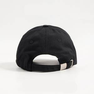 Custom Baseball Cap 5-Panel Adjustable Cotton Unisex Solid Color Breathable <b>Waterproof</b> Outdoor <b>Hat</b> - Product Image 4