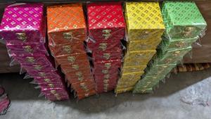 Luxury Handmade Brocade Jewelry Storage <b>Box</b> with Golden Ganesha Clasp Multipurpose Gift <b>Box</b> for Jewelry Dry Fruits Return Gifts - Product Image 3