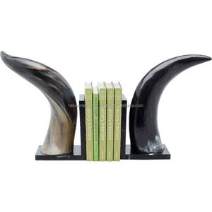 Sujetalibros de Lujo con Diseño de Cuerno, Hecho a Mano, Elegante Organizador de Librería, Pieza Decorativa de Interior, Calidad Premium - Product Image 4