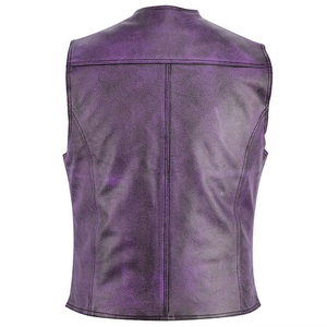 เสื้อกั๊กหนังผู้ชายสำหรับฤดูหนาว ดีไซน์โดดเด่น ไซส์ใหญ่ แฟชั่นใหม่ ตกแต่งได้ตามต้องการ ระบายอากาศได้ดี ราคาสุดคุ้ม - Product Image 3