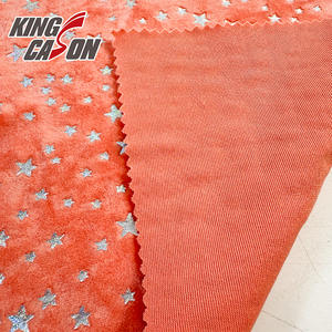 Tela de Manta Colorida de Fabricante Competitivo Kingcason, Antiarrugas, Reciclada, con Estampado de Estrellas, Plateado en Caliente, Súper Suave - Product Image 6