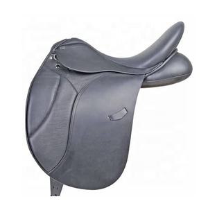 Selle à rabat souple et interchangeable, selle en cuir de cheval anglais, arbre en plastique - Product Image 3