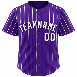 Maillot de baseball personnalisé couleur unie, uniforme sportif imprimé numériquement, avec logo et nom brodés, pour hommes et garçons - Product Image 4