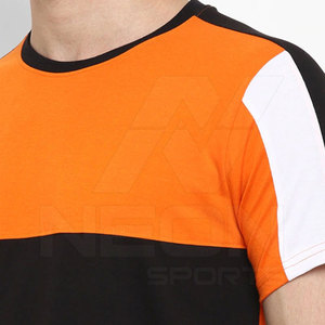 เสื้อยืดคอกลมสีพื้นคุณภาพพรีเมียมขายส่ง แขนสั้น สไตล์ลำลอง ปรับแต่งได้ รุ่นล่าสุด ผ้าฝ้าย 100% เสื้อยืดผู้ชาย - Product Image 6