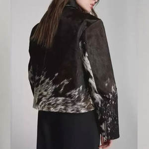 Chaqueta de Cuero Vacuno para Mujer, Cómoda, Informal, de Moda para Invierno, Diseño Personalizado, Chaquetas de Cuero Vacuno para Mujer - Product Image 3