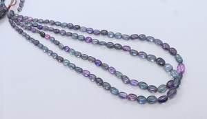 Perles ovales lisses en Alexandrite rare 5x7-6x8 MM, perles de pierre précieuse Alexandrite, 16 pouces, perles ovales Alexandrite pour la fabrication de bijoux en gros - Product Image 4