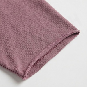 Camisetas de Mujer con Lavado Ácido, Producto Más Vendido, Camisetas de Mujer para Uso Casual, Precio Razonable, Color Personalizado, a la Moda - Product Image 6